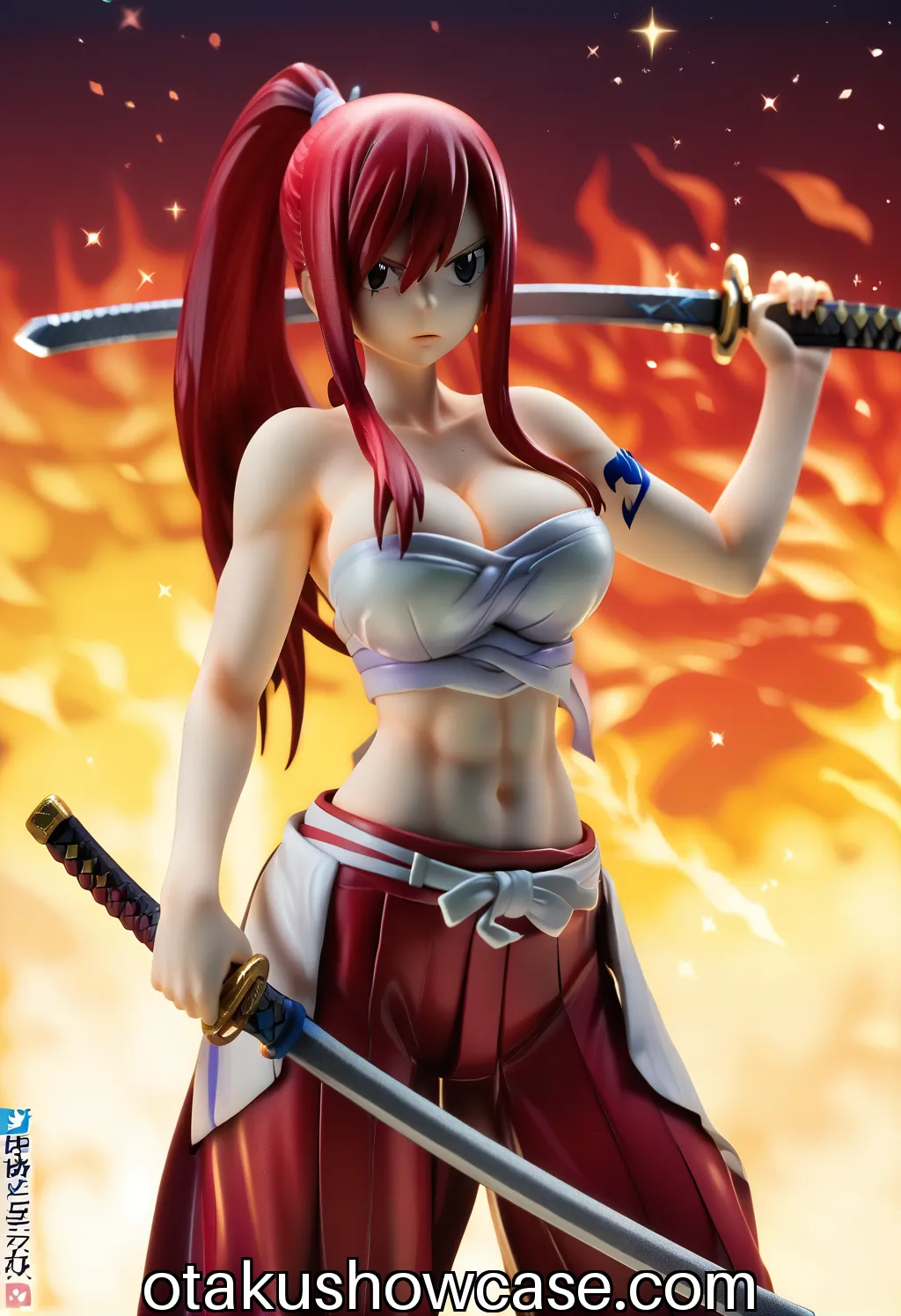 🔥👑 Erza Scarlet 🔥💖, 9/10 Scoring Masterpiece! 👗 Sexy Outfit, PVC Figure, & Aesthetic Score 8.5